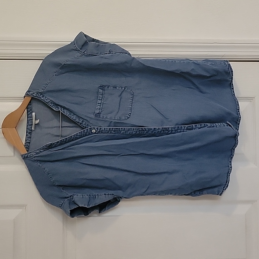 Heater & Orchard Denim Button Up- Small